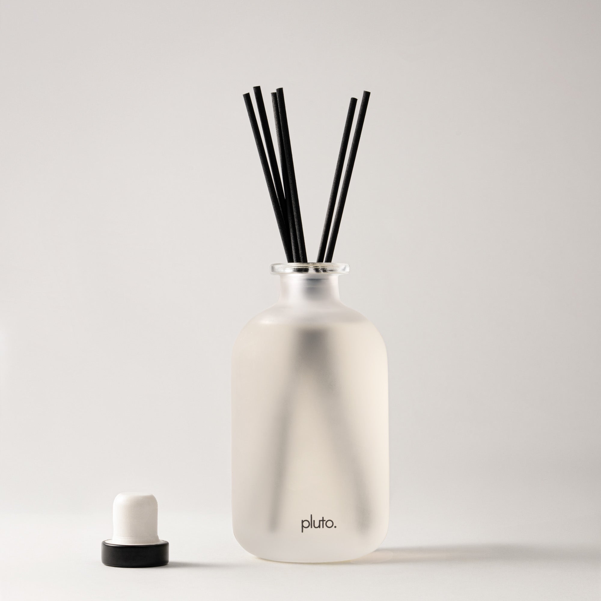 English Pear + Freesia Diffuser, reed diffuser by pluto., 12-week scent throw