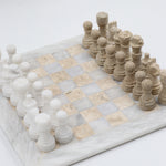 Eliah Marble chess board, hand-finished home decor by pluto. Dubai