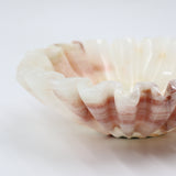 Alicia ruffle onyx bowl, pluto. home decor vase, made in Dubai