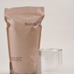 Gobi set, sand-textured soy wax candle by pluto. Dubai