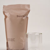 Gobi set, sand-textured soy wax candle by pluto. Dubai