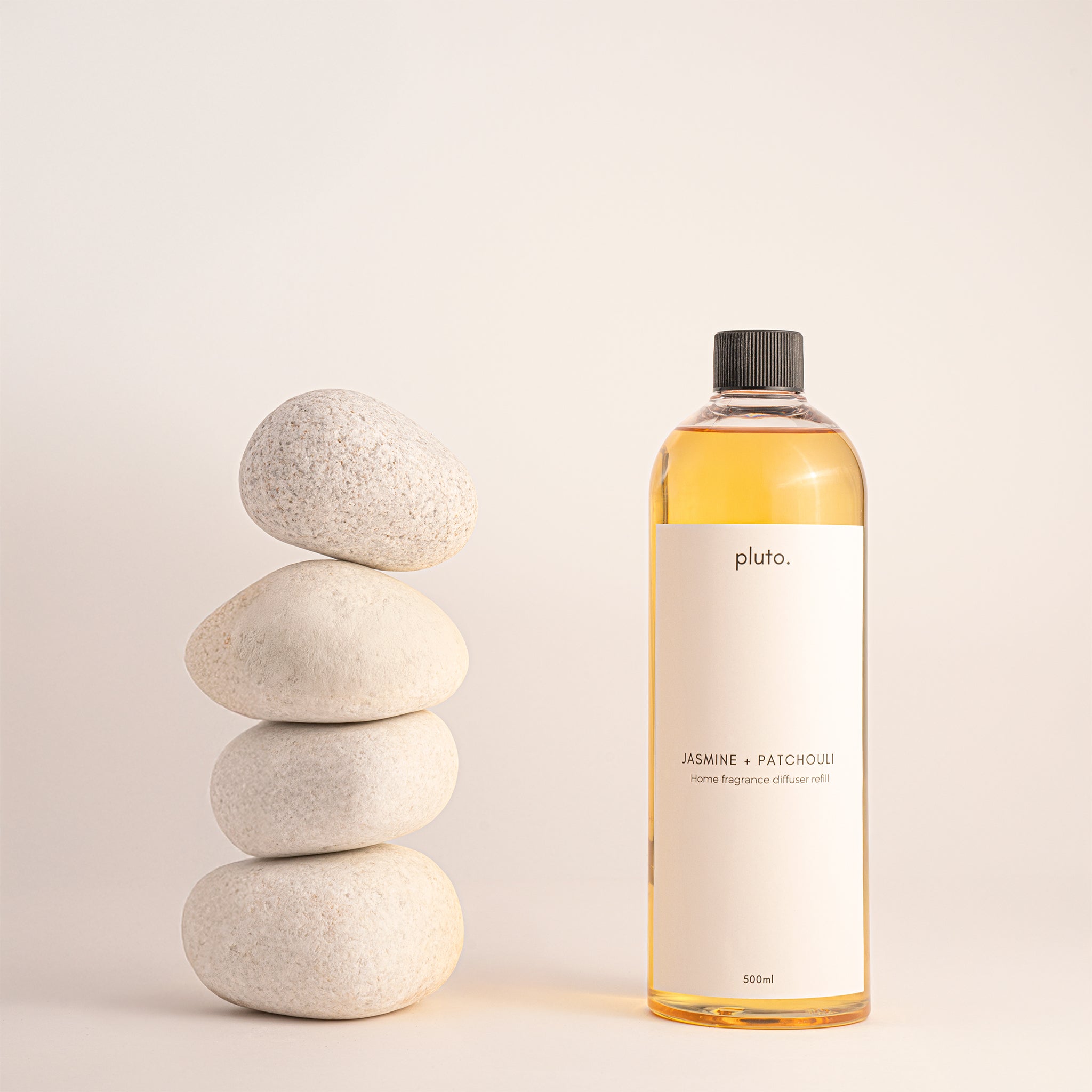Jasmine + Patchouli Reed Diffuser Refill, 100ml refill oil for pluto. reed diffusers, Dubai