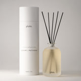 Jasmine + Patchouli Diffuser, reed diffuser by pluto., 12-week scent throw