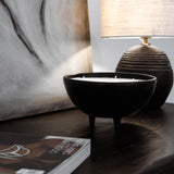 Dione 5wick candle- Black, hand-finished home decor by pluto. Dubai