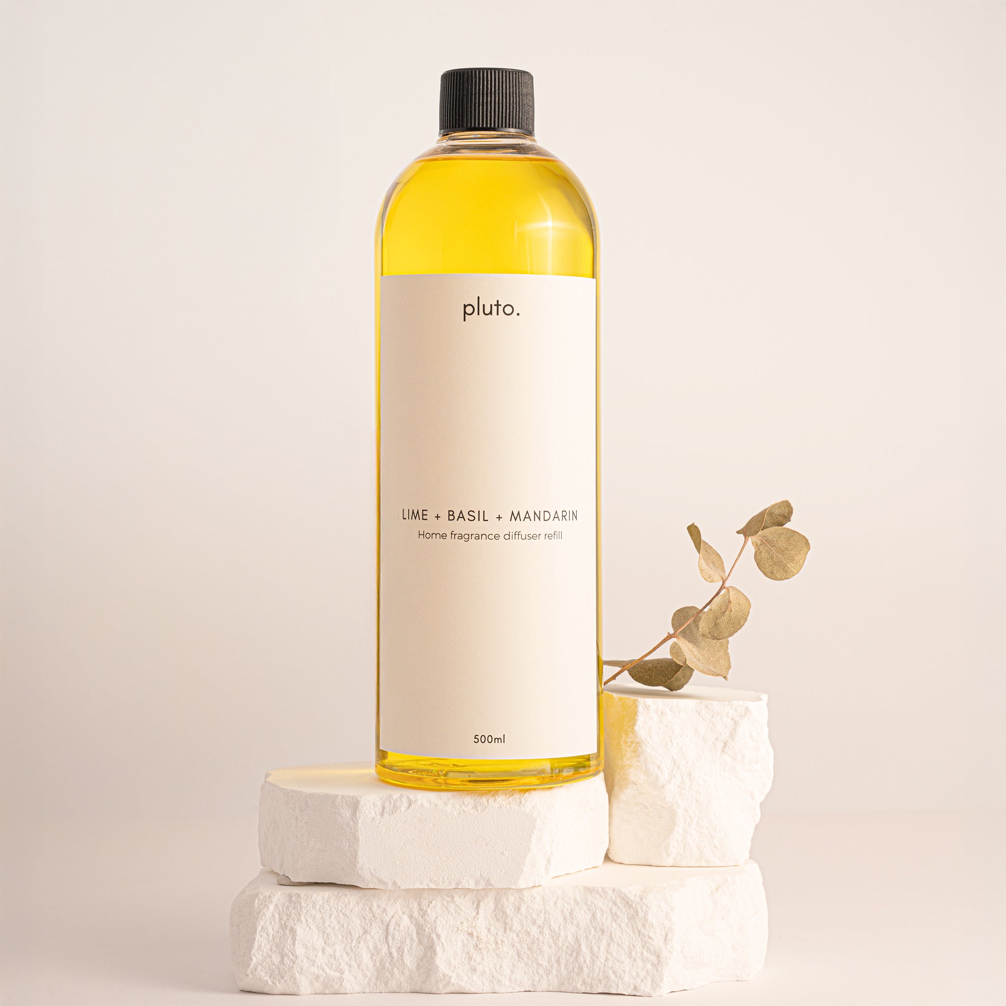 Lime + Basil + Mandarin Reed Diffuser Refill, 100ml refill oil for pluto. reed diffusers, Dubai