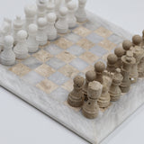 Eliah Marble chess board, hand-finished home decor by pluto. Dubai
