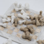 Eliah Marble chess board, hand-finished home decor by pluto. Dubai