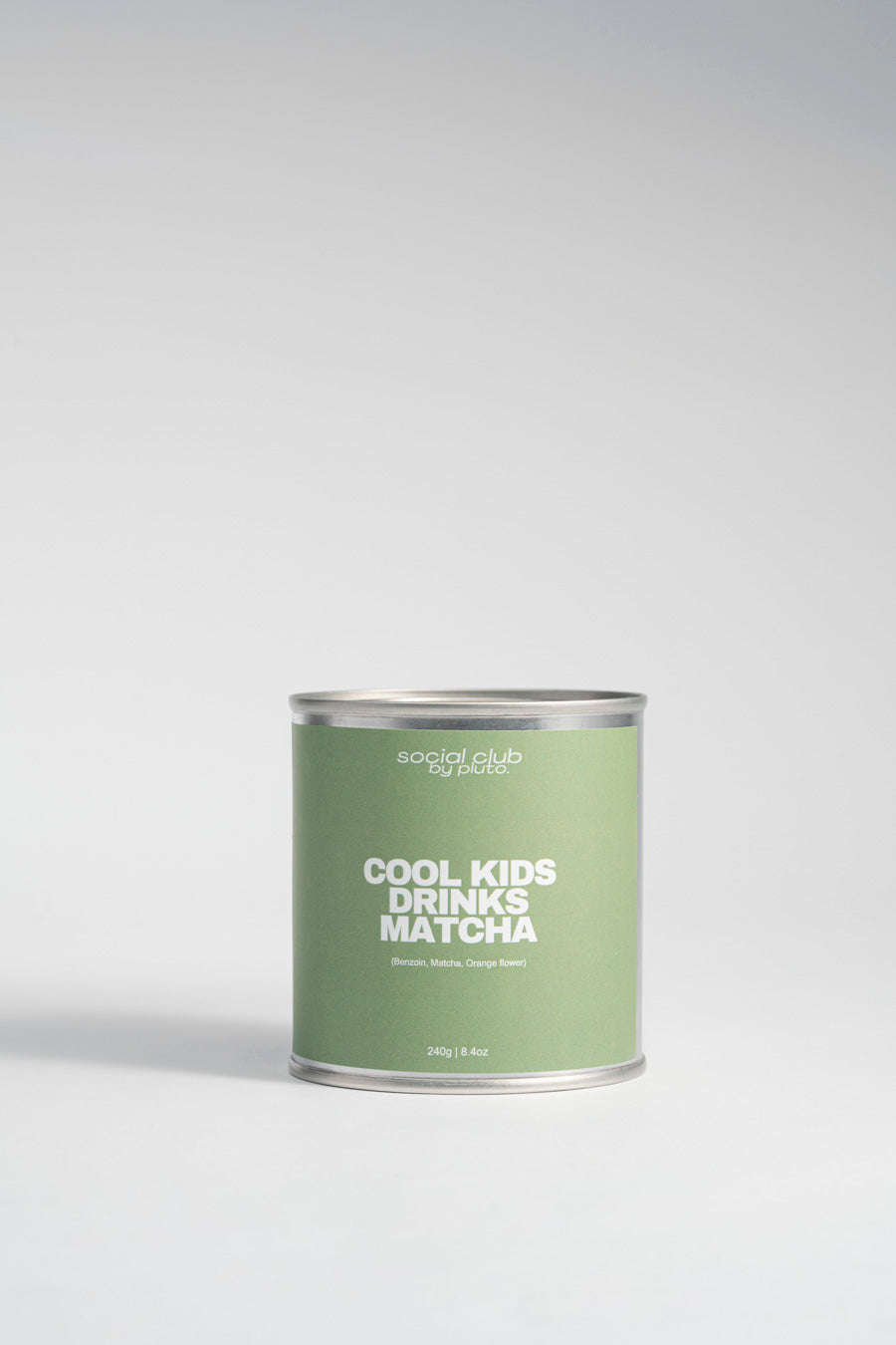 COOL KIDS DRINKS MATCHA, Social Club statement candle by pluto. Dubai