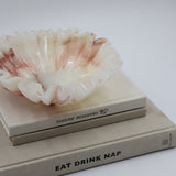 Alicia ruffle onyx bowl, hand-finished sculptural vase by pluto. Dubai