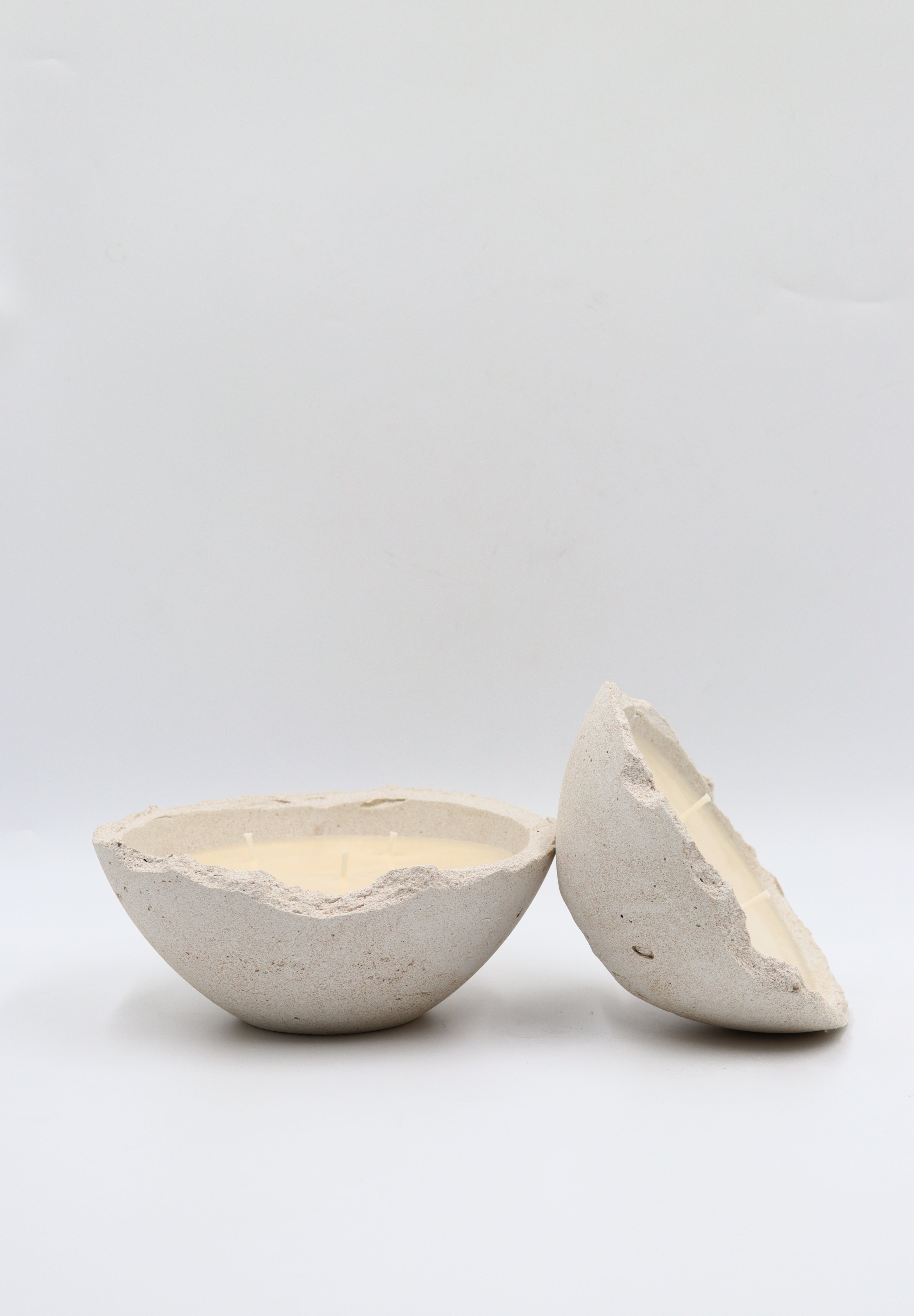 Lime, Basil & Mandarin, hand-poured soy wax candle in sculptural Eries bowl, pluto. Dubai