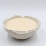 Vanilla, Eries bowl candle by pluto., hand-finished in Dubai