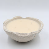 Vanilla, Eries bowl candle by pluto., hand-finished in Dubai