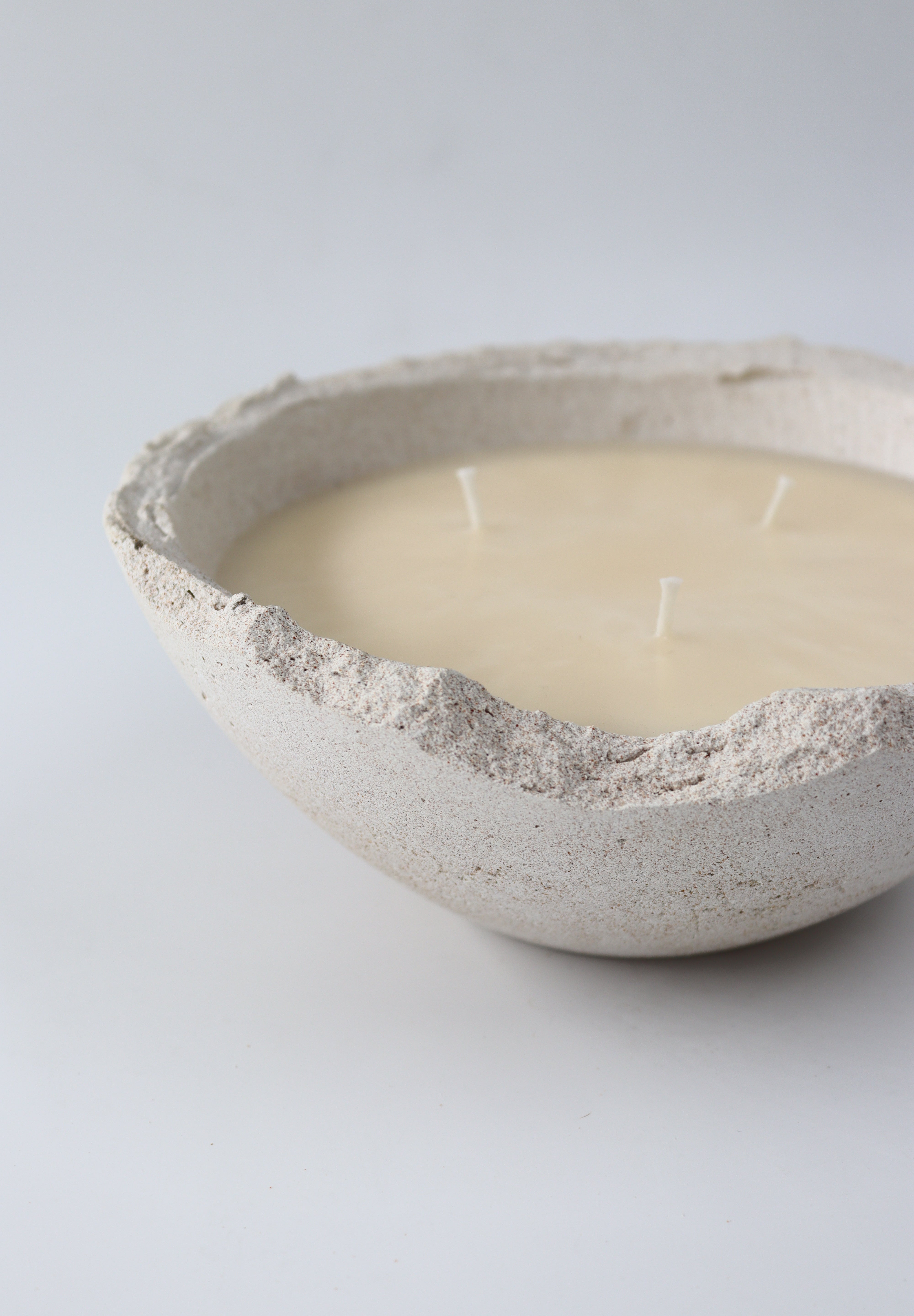Lime, Basil & Mandarin, Eries bowl candle by pluto., hand-finished in Dubai