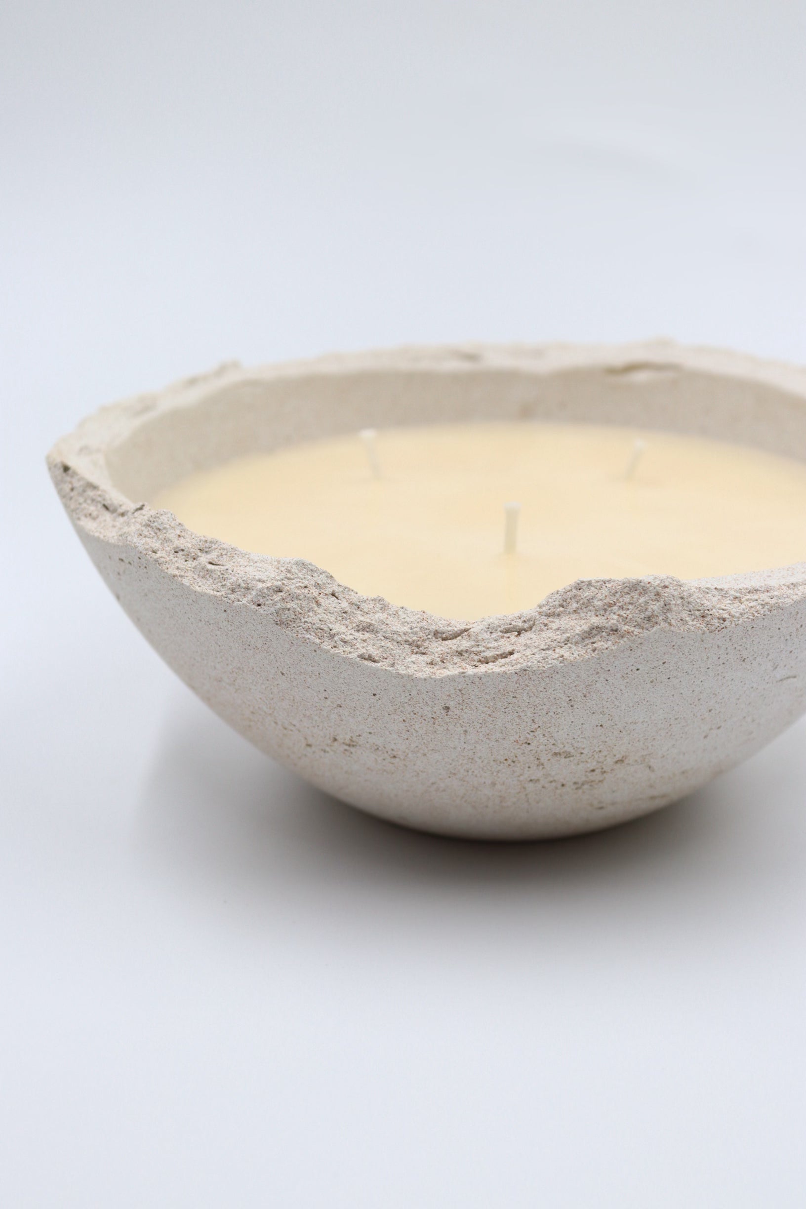 Lime, Basil & Mandarin, Eries bowl candle by pluto., hand-finished in Dubai