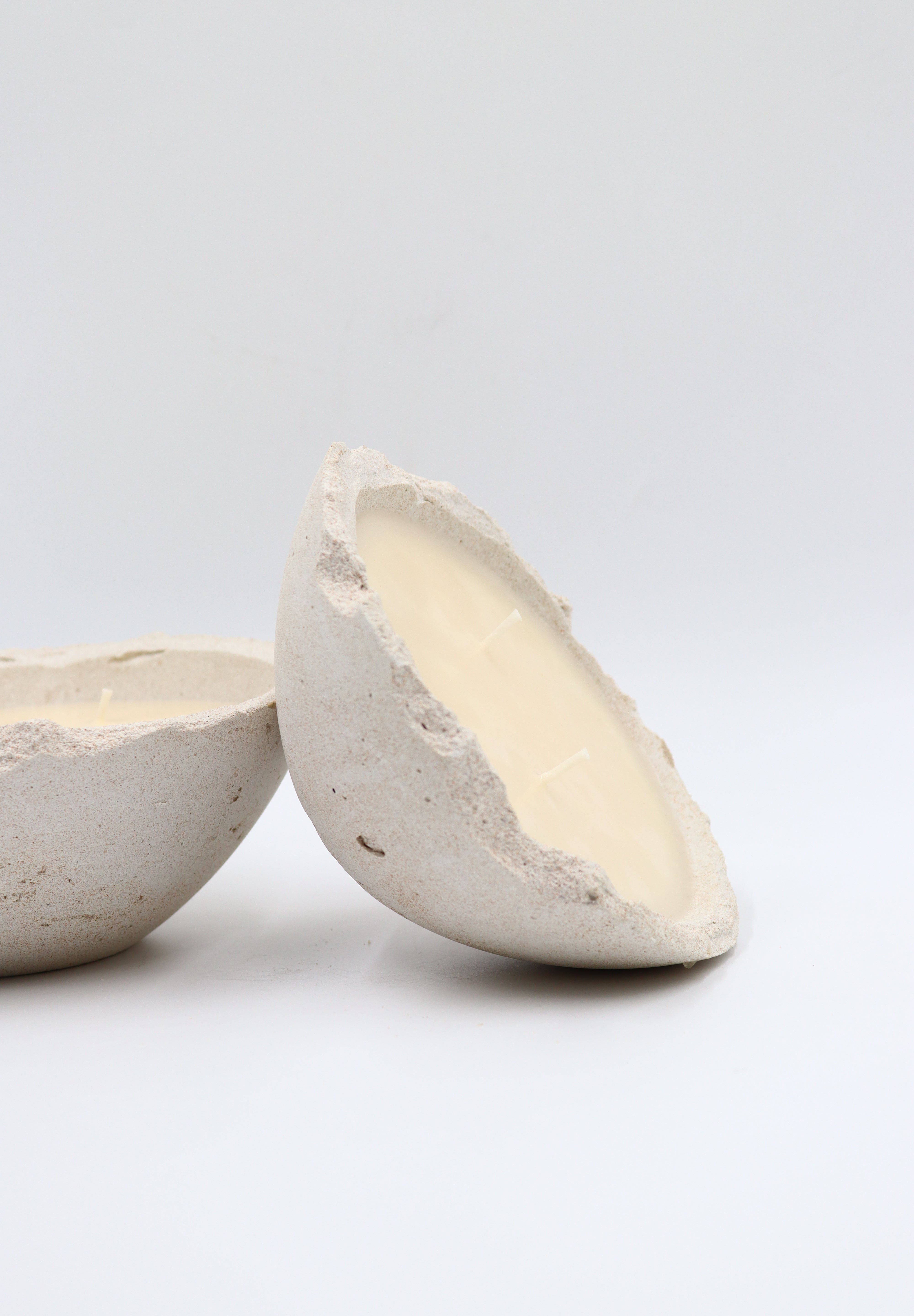 Lime, Basil & Mandarin, Eries bowl candle by pluto., hand-finished in Dubai