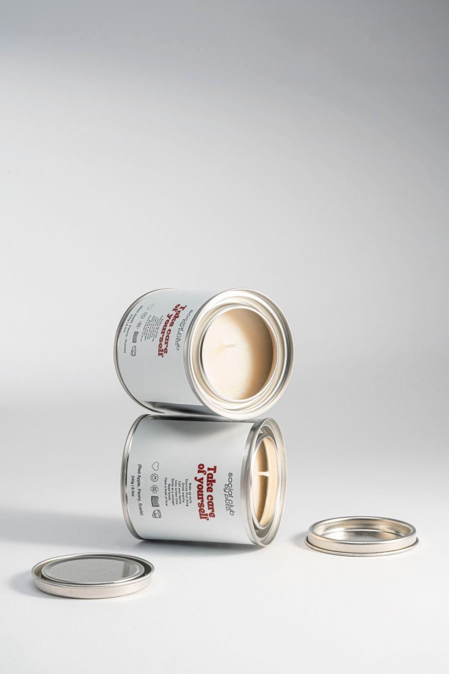 Take care of yourself, Social Club statement candle by pluto. Dubai
