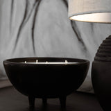 Dione 5wick candle- Black, hand-finished home decor by pluto. Dubai