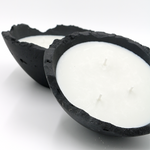 Cuban Tobacco & Oak, Eries bowl candle by pluto., hand-finished in Dubai