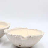 Cuban Tobacco & Oak, hand-poured soy wax candle in sculptural Eries bowl, pluto. Dubai